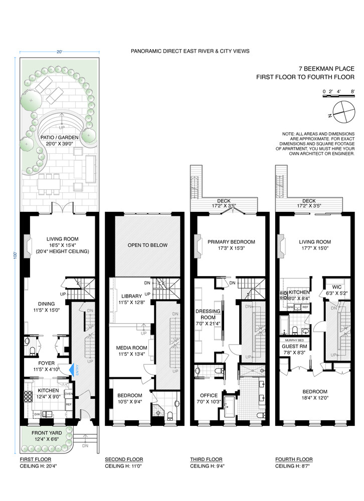 7 Beekman Place, Unit 14 Manhattan, NY 10022 - Photo 21 of 21 a black and white photo of a room