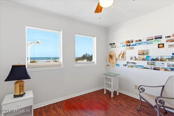 a bathroom with a sink vanity and a mirror
