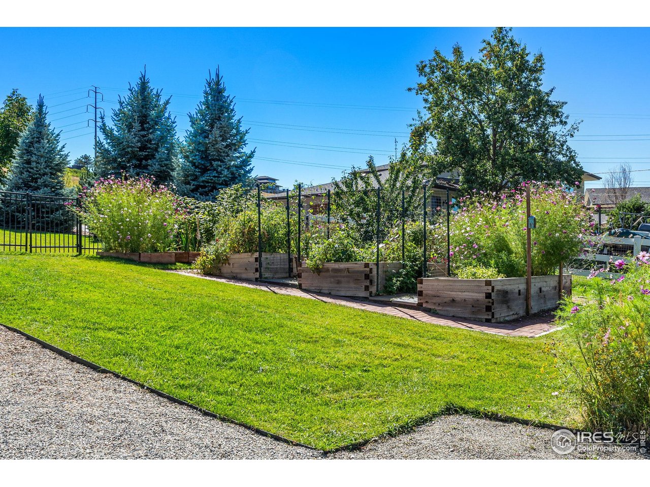 7531 Spring Drive Boulder, CO 80303 - Photo 32 of 35 a view of a backyard with a garden