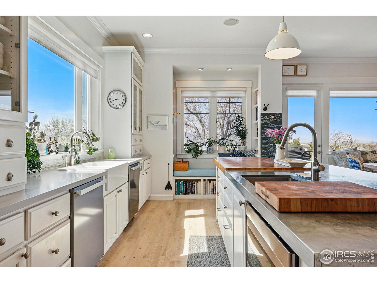 7531 Spring Drive Boulder, CO 80303 - Photo 8 of 35 a kitchen with sink and view living room