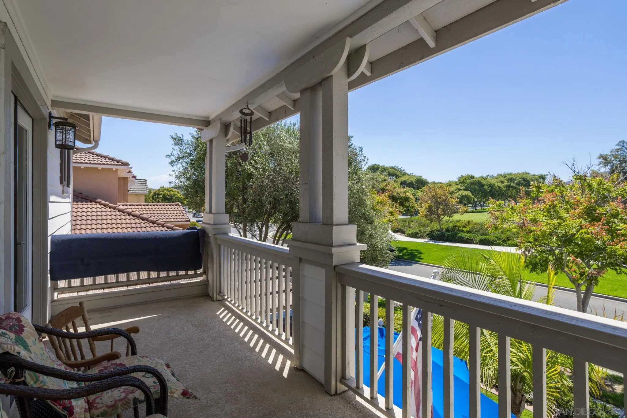 16778 Deer Ridge Road San Diego, CA 92127 - Photo 28 of 54 a view of a porch with furniture