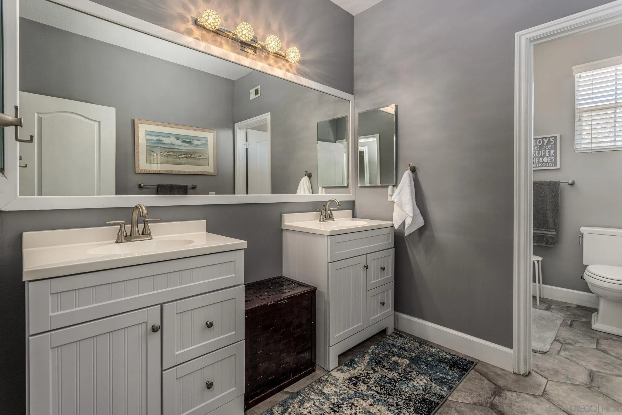 16778 Deer Ridge Road San Diego, CA 92127 - Photo 31 of 54 a spacious bathroom with a sink toilet and shower