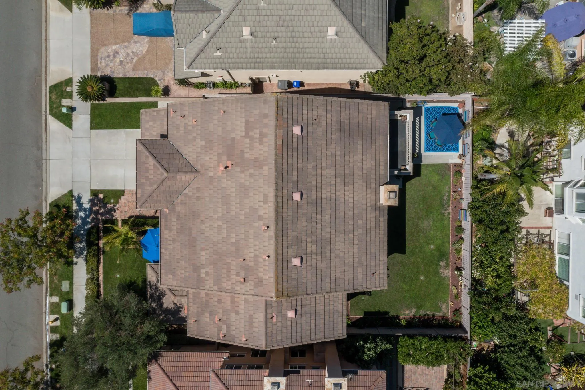 16778 Deer Ridge Road San Diego, CA 92127 - Photo 51 of 54 an aerial view of a house