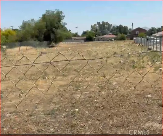 a view of a dry yard