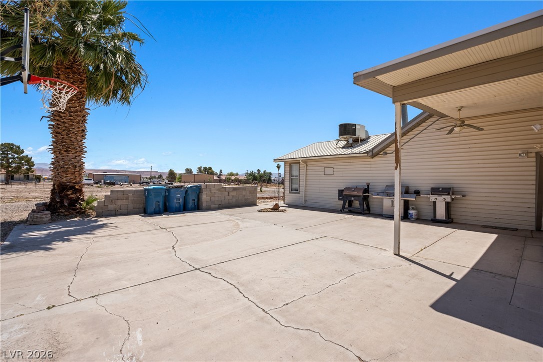 750 Leming Avenue Overton, NV 89040 - Photo 68 of 82 This spacious backyard features a large patio, perfect for outdoor entertaining.