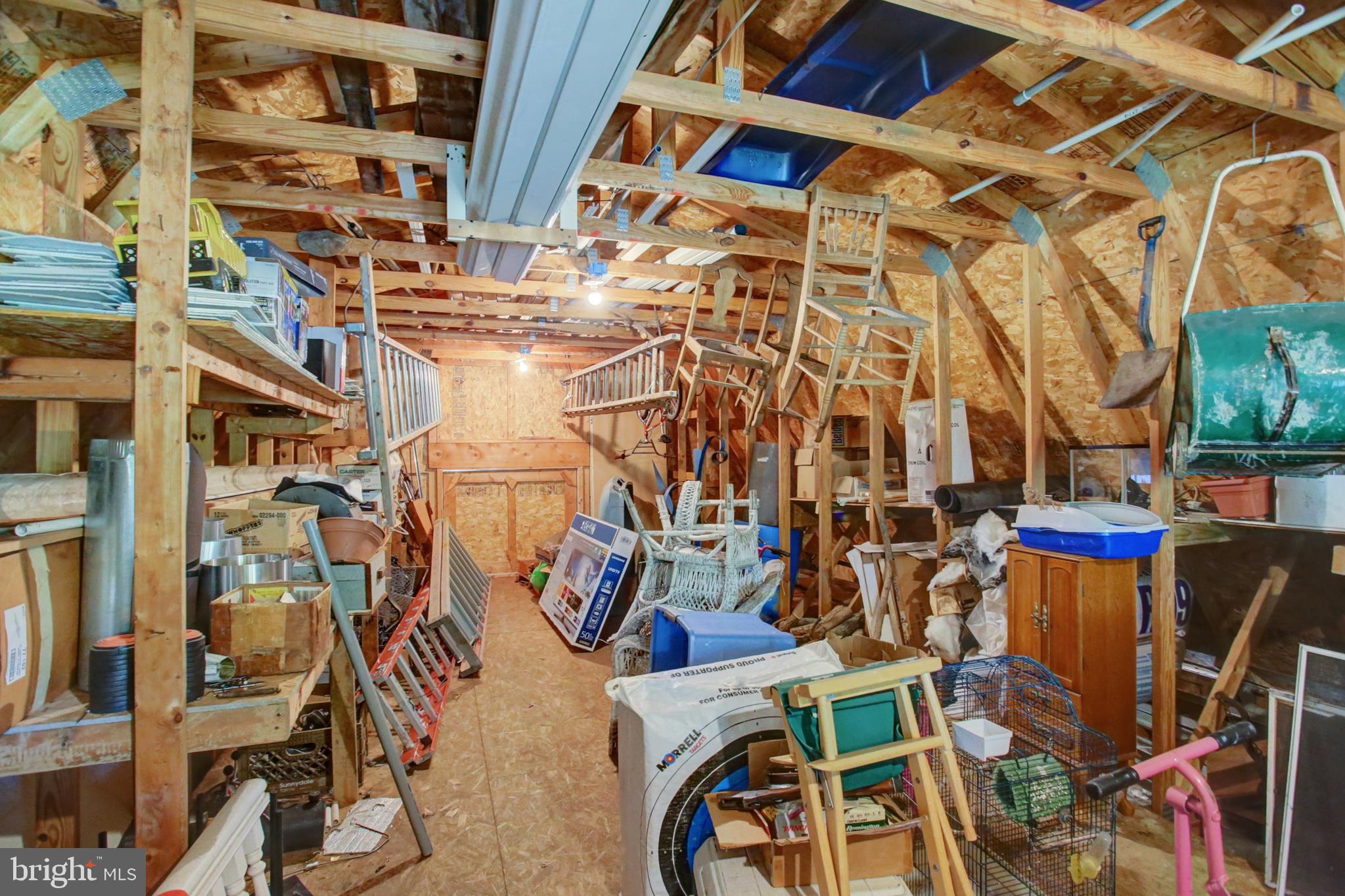 241 Front Street Lititz, PA 17543 - Photo 36 of 37 Upper Level Storage Space in the Detached Garage