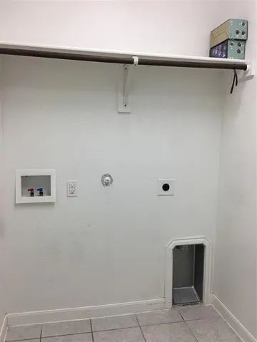 a close view of a closet