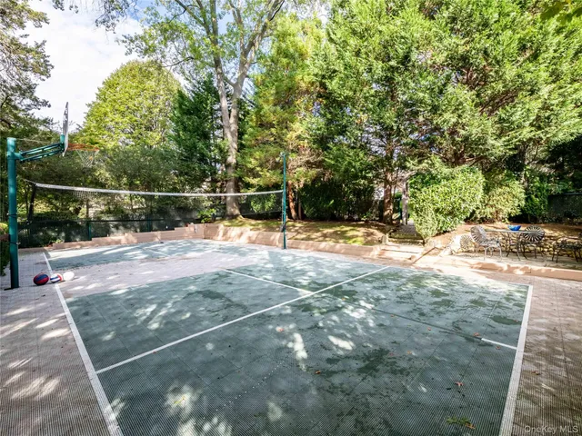 a view of outdoor space with seating