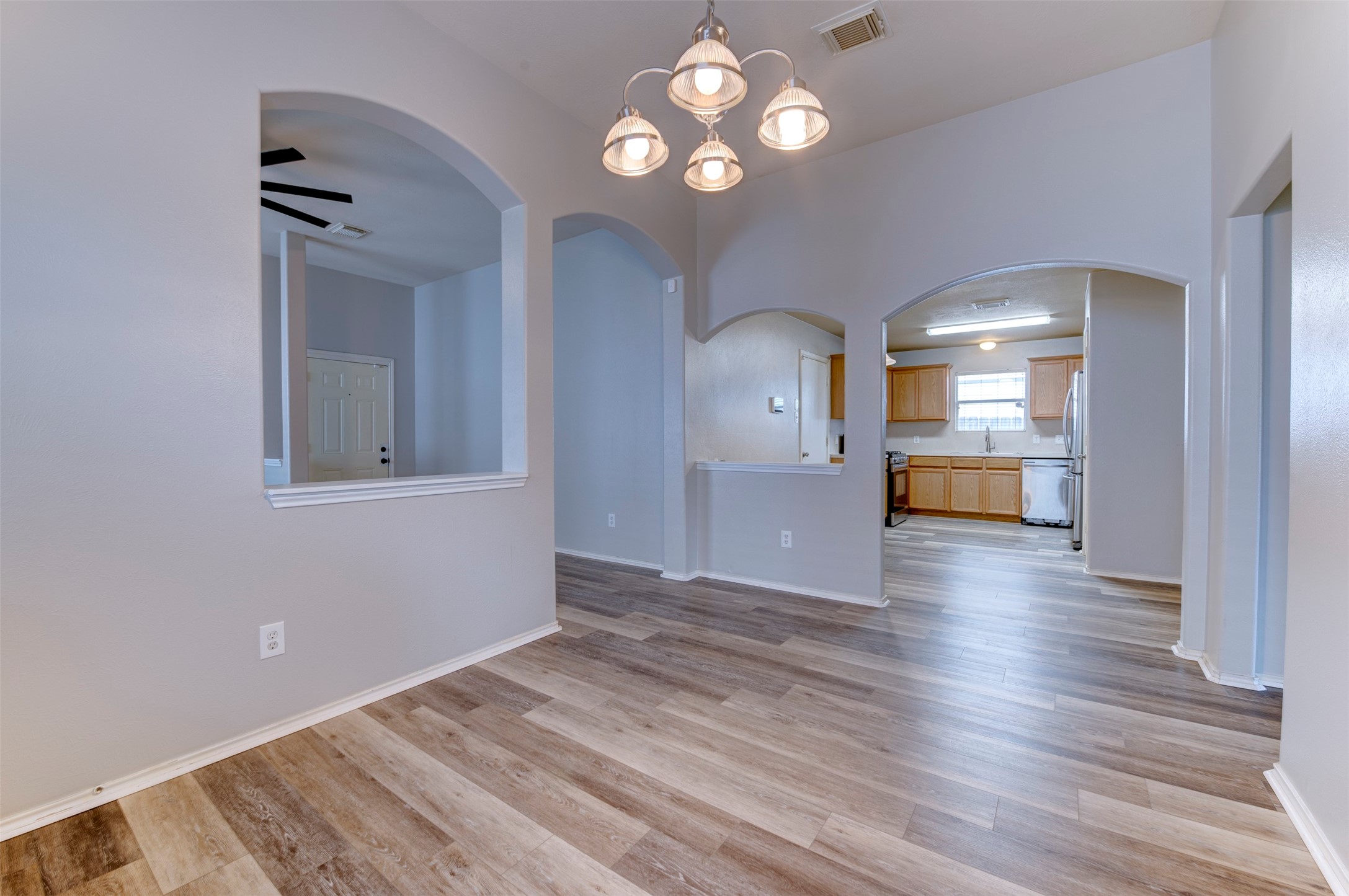 16143 Bantam Ridge Court Houston, TX 77053 - Photo 8 of 18 a view of empty room with wooden floor