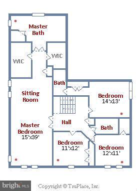 43001 Running Ridge Way Leesburg, VA 20176 - Photo 29 of 30 Floor Plan: Upper Level