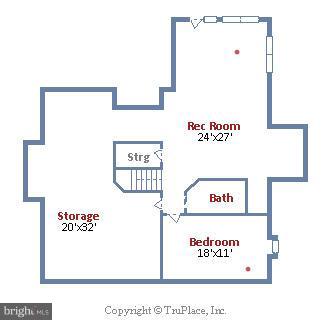 43001 Running Ridge Way Leesburg, VA 20176 - Photo 30 of 30 Floor Plan: Lower Level
