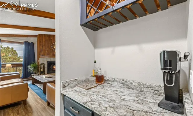 a bedroom with a bed and a cabinets