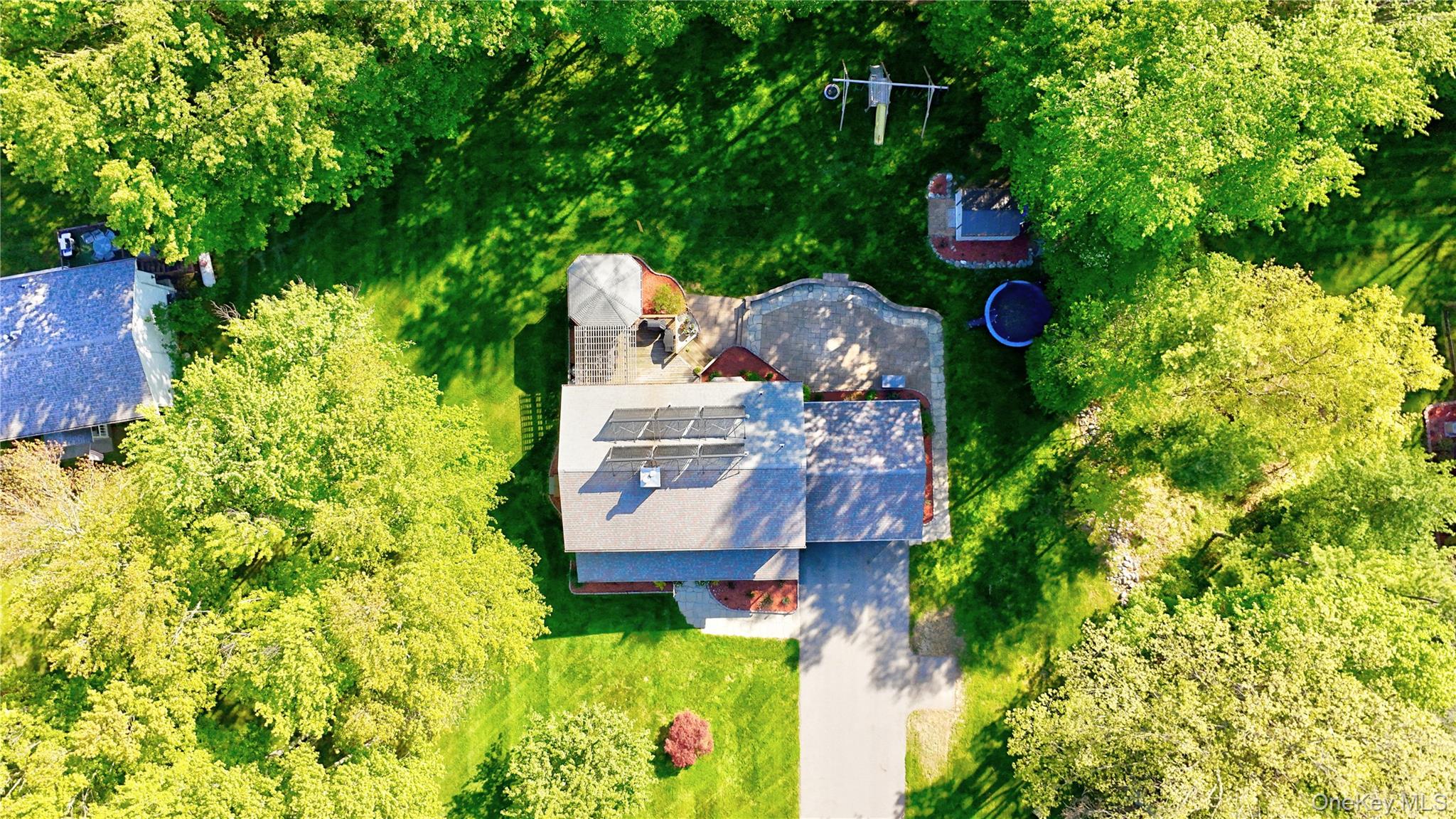 29 Valley View Road Bloomingburg, NY 12721 - Photo 40 of 50 an aerial view of a house with a yard and garden