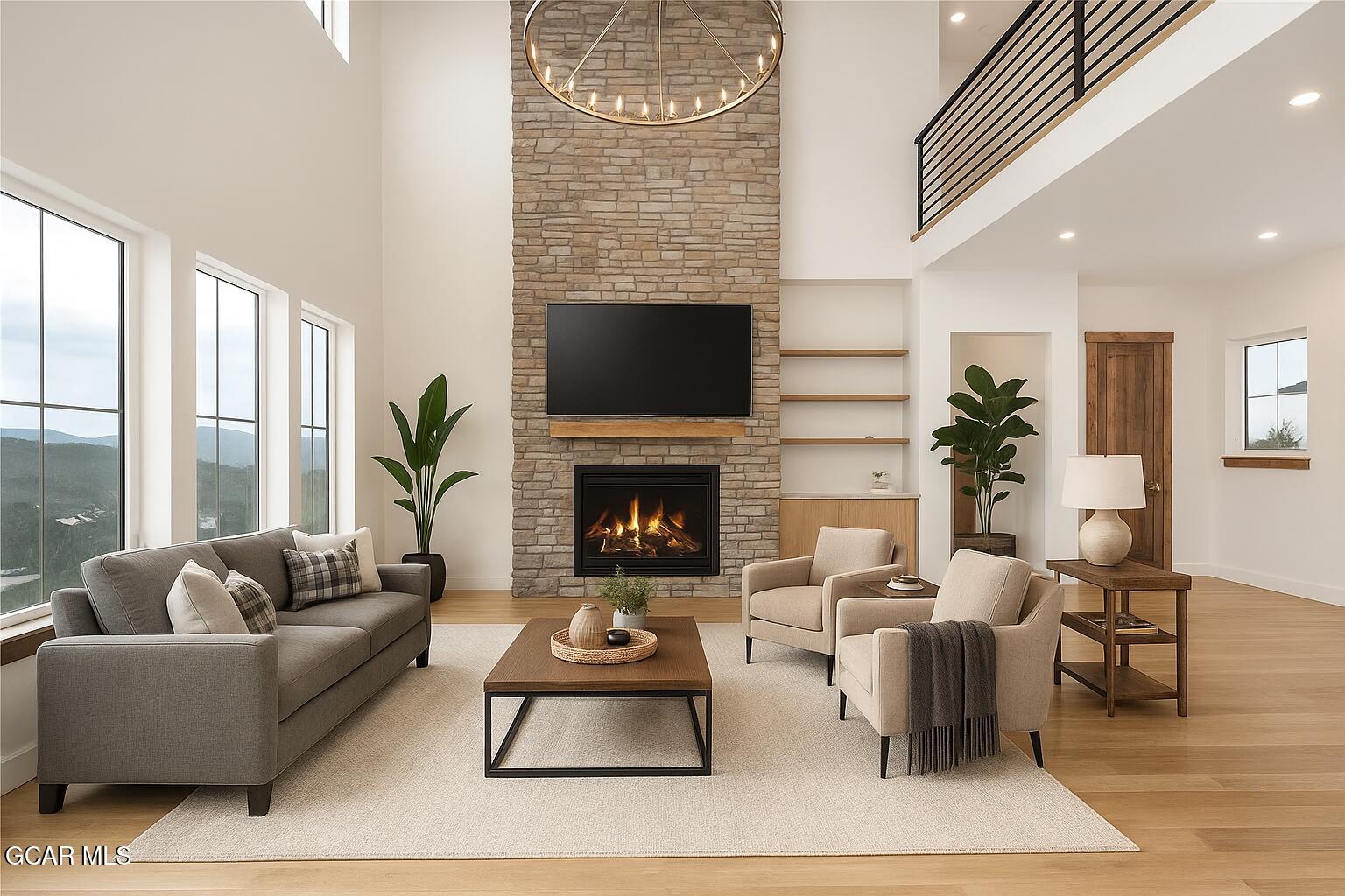 502 Upper Ranch View Drive Granby, CO 80446 - Photo 11 of 62 20250903_1353_Modern Rustic Living Room_