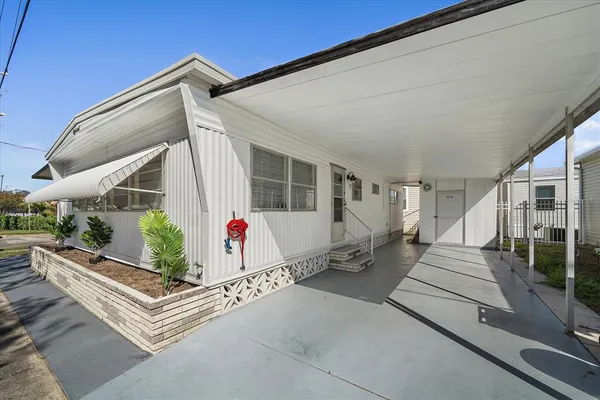 a front view of a house with entryway