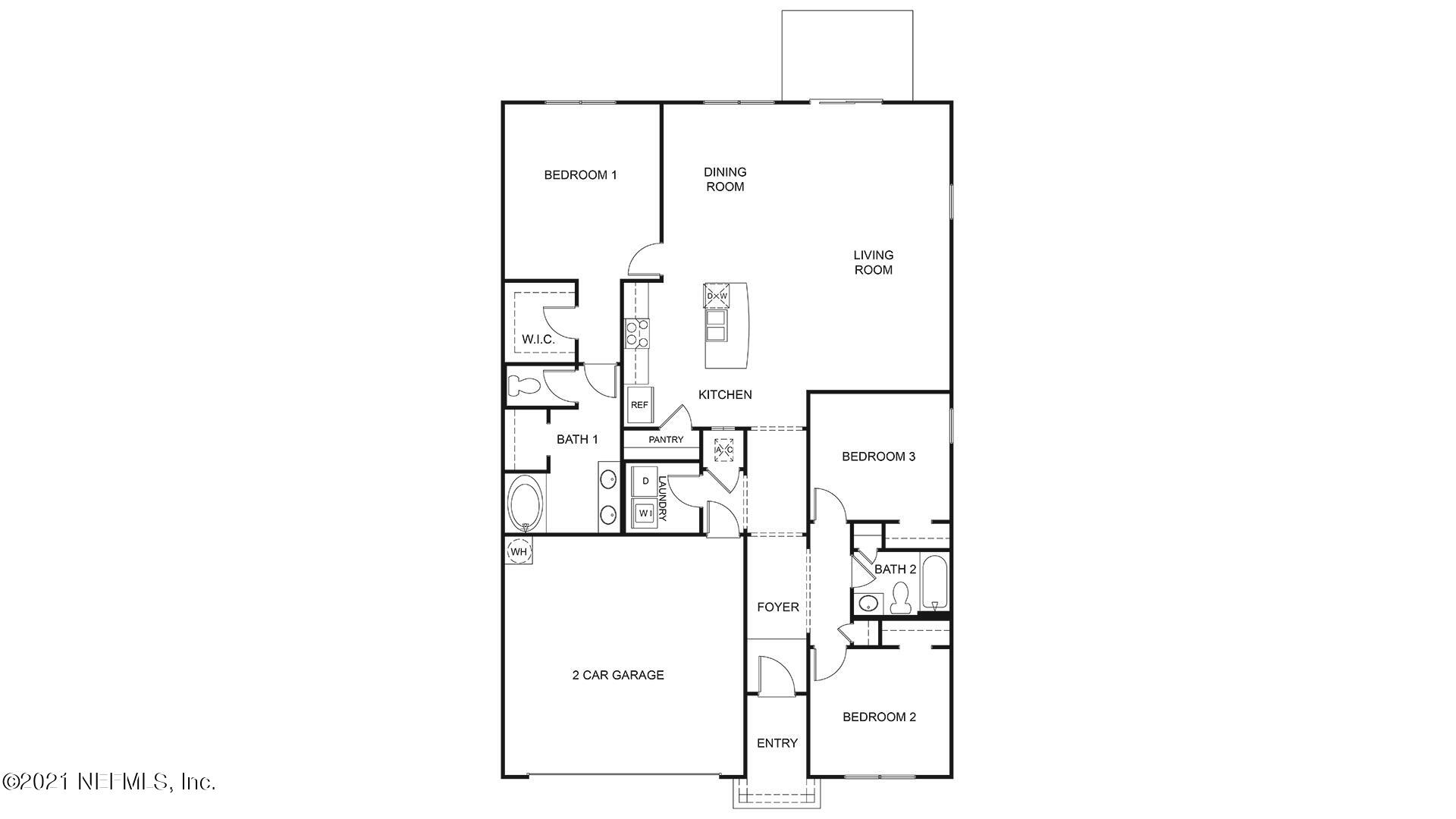 571 Morgans Treasure Road St. Augustine, FL 32084 - Photo 2 of 17 a picture of a floor plan