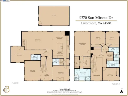 $2,288,000 | 2772 San Minete Drive, Livermore, CA 94550