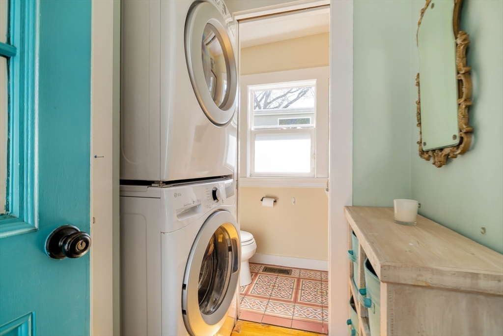 10 Gilman Street Boston, MA 02131 - Photo 16 of 41 a utility room with dryer and washer