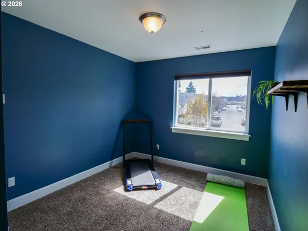 a living room with a window