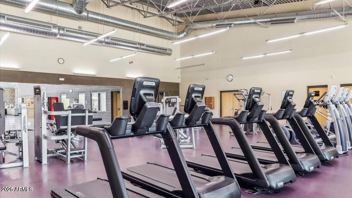 4750 East Chromium Road San Tan Valley, AZ 85143 - Photo 32 of 74 a view of a room with gym equipment