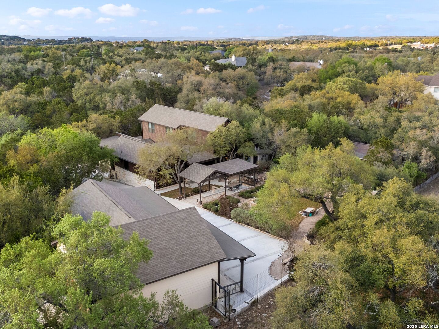 1146 Victoria Avenue Spring Branch, TX 78070 - Photo 75 of 89 an aerial view of a house with a yard