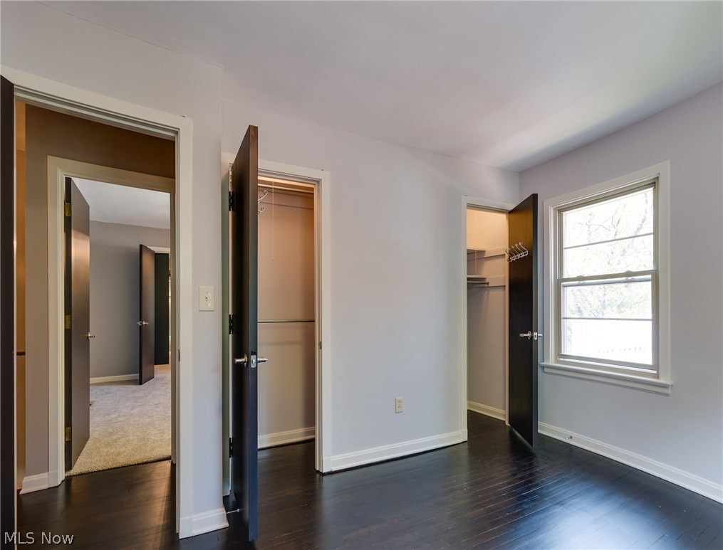 1046 Allston Road Cleveland Heights, OH 44121 - Photo 24 of 34 The 11 x16 third bedroom has two closets with lights, re-finished hardwood floors. All new door handles have been replace throughout the entire house.