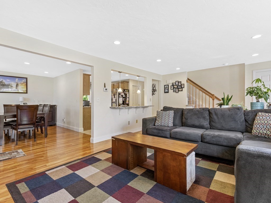 17 Central Street, Unit 2 Waltham, MA 02453 - Photo 12 of 39 a living room with furniture and a rug