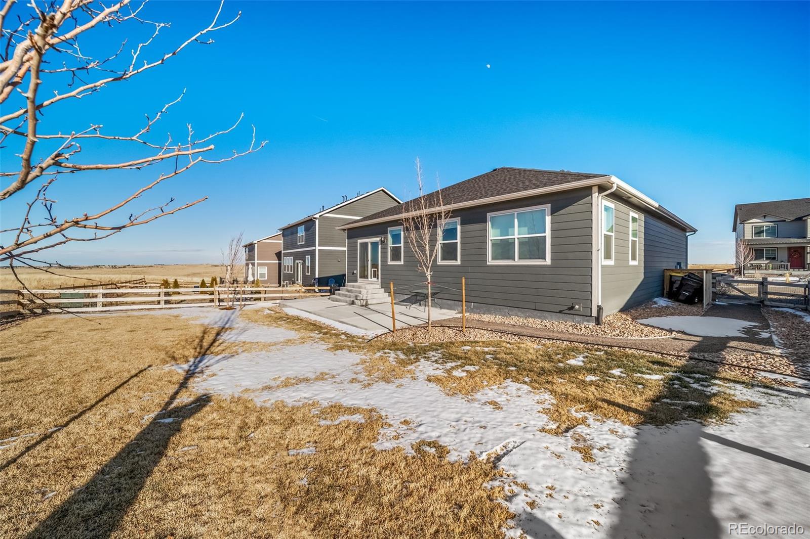 3018 Belleville Ridge Road Elizabeth, CO 80107 - Photo 25 of 32 a view of a house with a patio