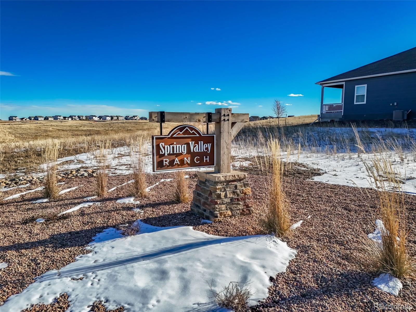 3018 Belleville Ridge Road Elizabeth, CO 80107 - Photo 32 of 32 a view of a street with a building