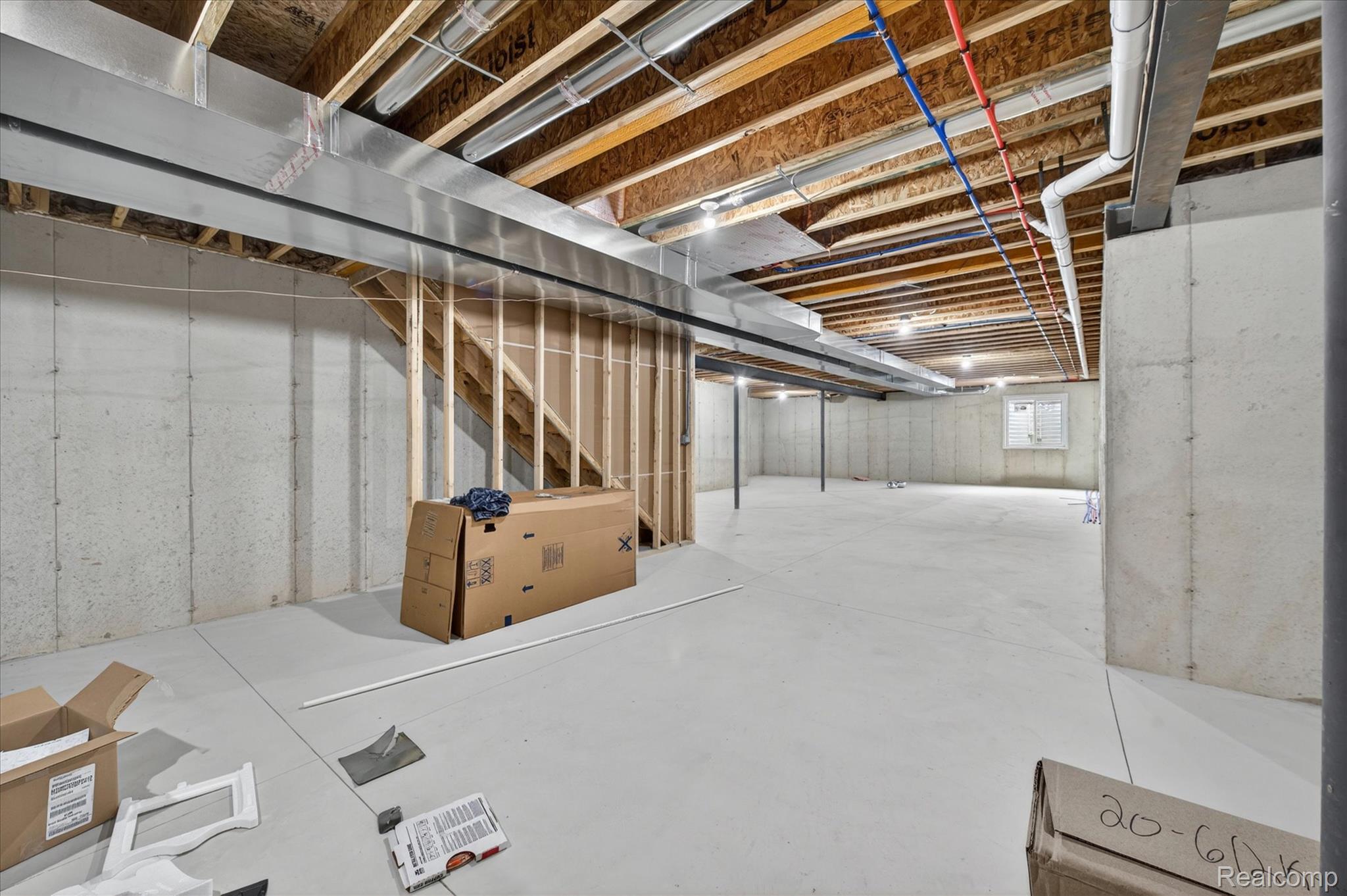 3297 Oak Grove Road Howell, MI 48855 - Photo 20 of 40 Expansive basement with endless potential for future finishing and storage.