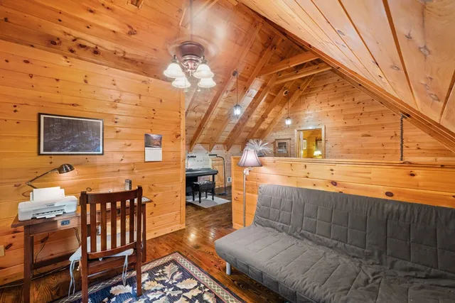 a very nice looking room with a large window