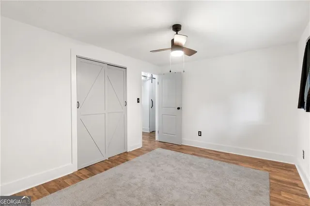 a view of an empty room