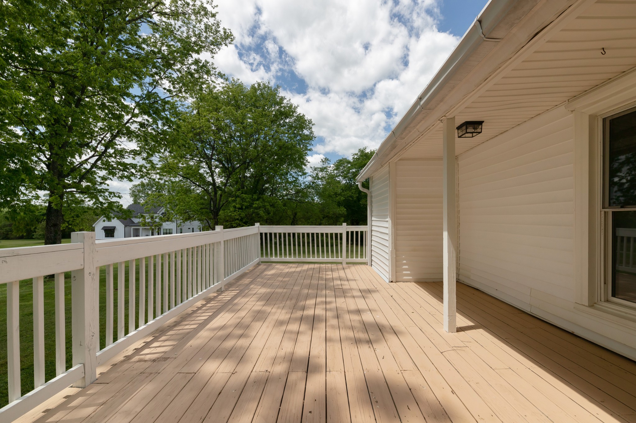 2727 Fly Road Santa Fe, TN 38482 - Photo 15 of 21 a view of deck with wooden floor and fence