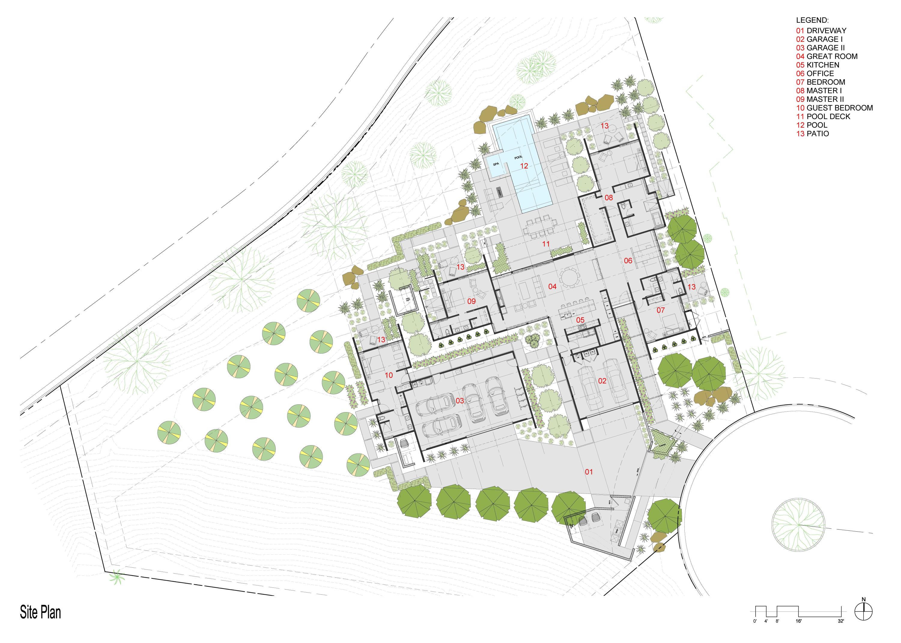 28 Stone Rancho Mirage, CA 92270 - Photo 13 of 14 AWFRE_100 Site Plan_Presentation