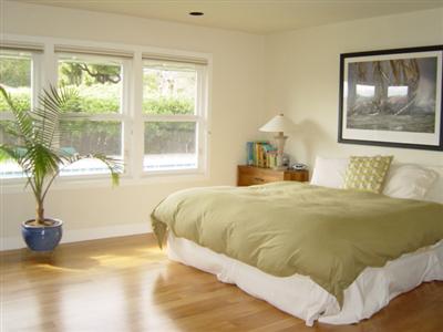 105 Summit Avenue San Rafael, CA 94901 - Photo 7 of 9 a bedroom with a bed and a large window