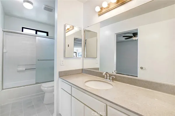 a view of a park with slide