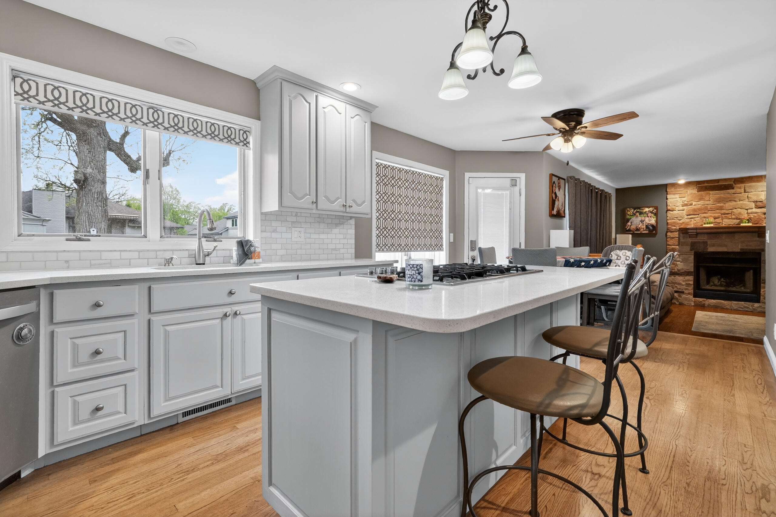 2914 Morningside Drive Crown Point, IN 46307 - Photo 10 of 41 a kitchen with a center island cabinets and furniture