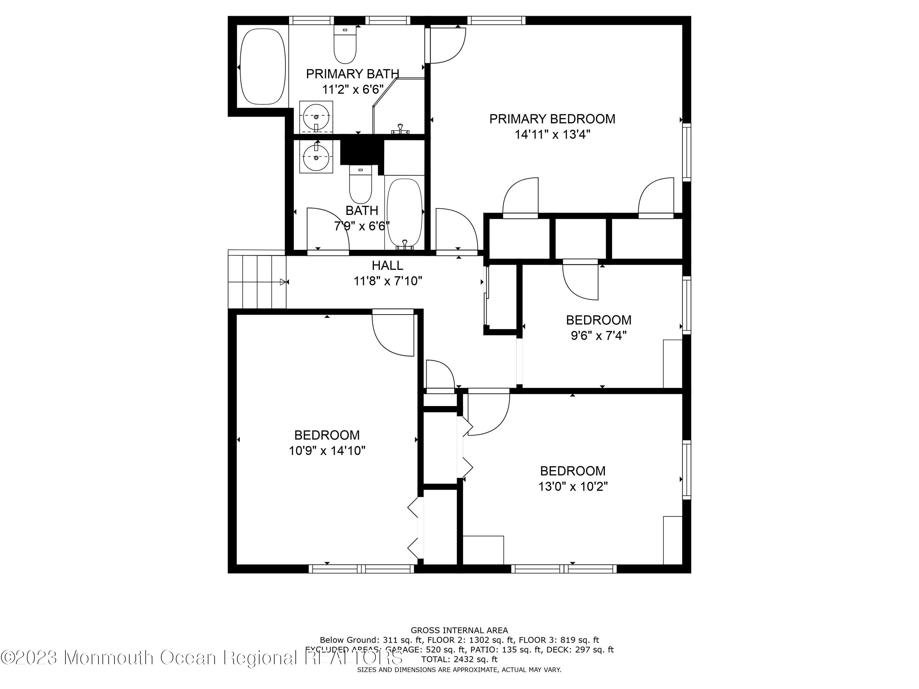 387 Oak Hill Road Red Bank, NJ 07701 - Photo 47 of 48 Bedroom Level
