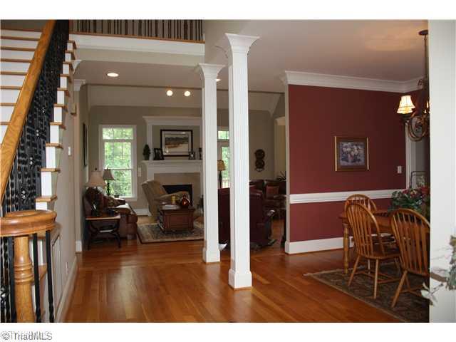 8203 Haw River Road Oak Ridge, NC 27310 - Photo 4 of 16 Entry. Large entry with accent columns