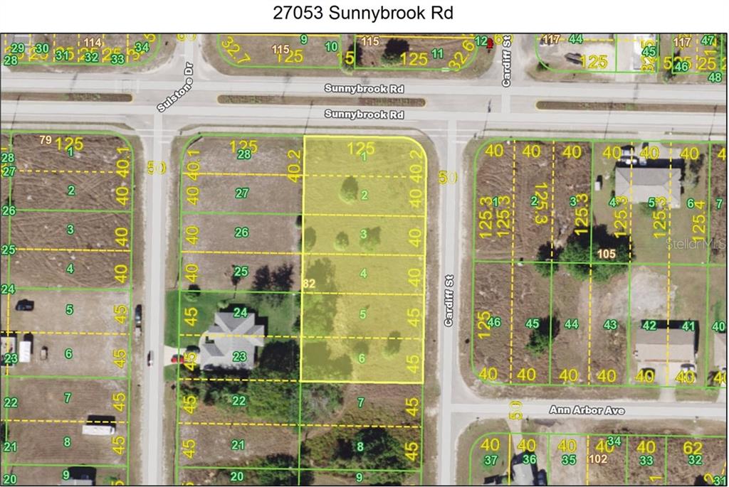 27053 Sunnybrook Road Punta Gorda, FL 33983 - Photo 1 of 1 0.71 Acre - 1 estate lot, OR two 1/3 acre lots, OR three building lots!