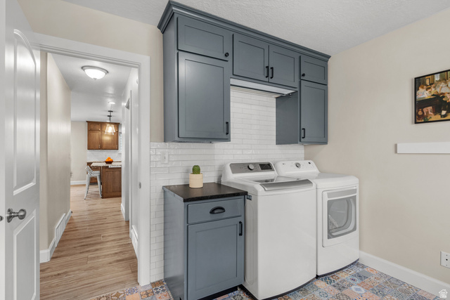 1896 West 800 North Mapleton, UT 84663 - Photo 25 of 55 Laundry area with cabinet space and independent washer and dryer