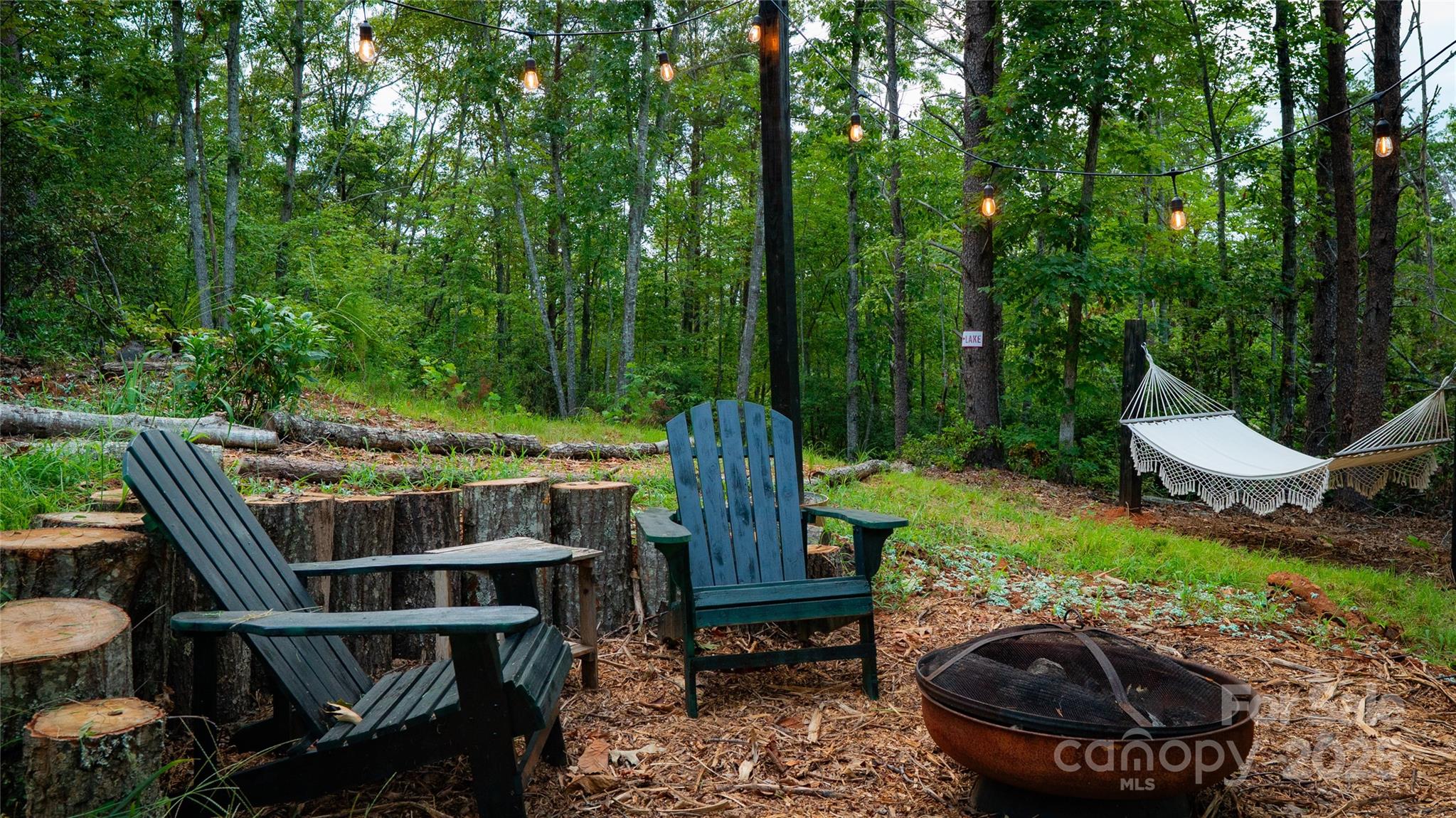 221 Summerfield Lane Rutherfordton, NC 28139 - Photo 31 of 37 a view of a chairs and table in backyard