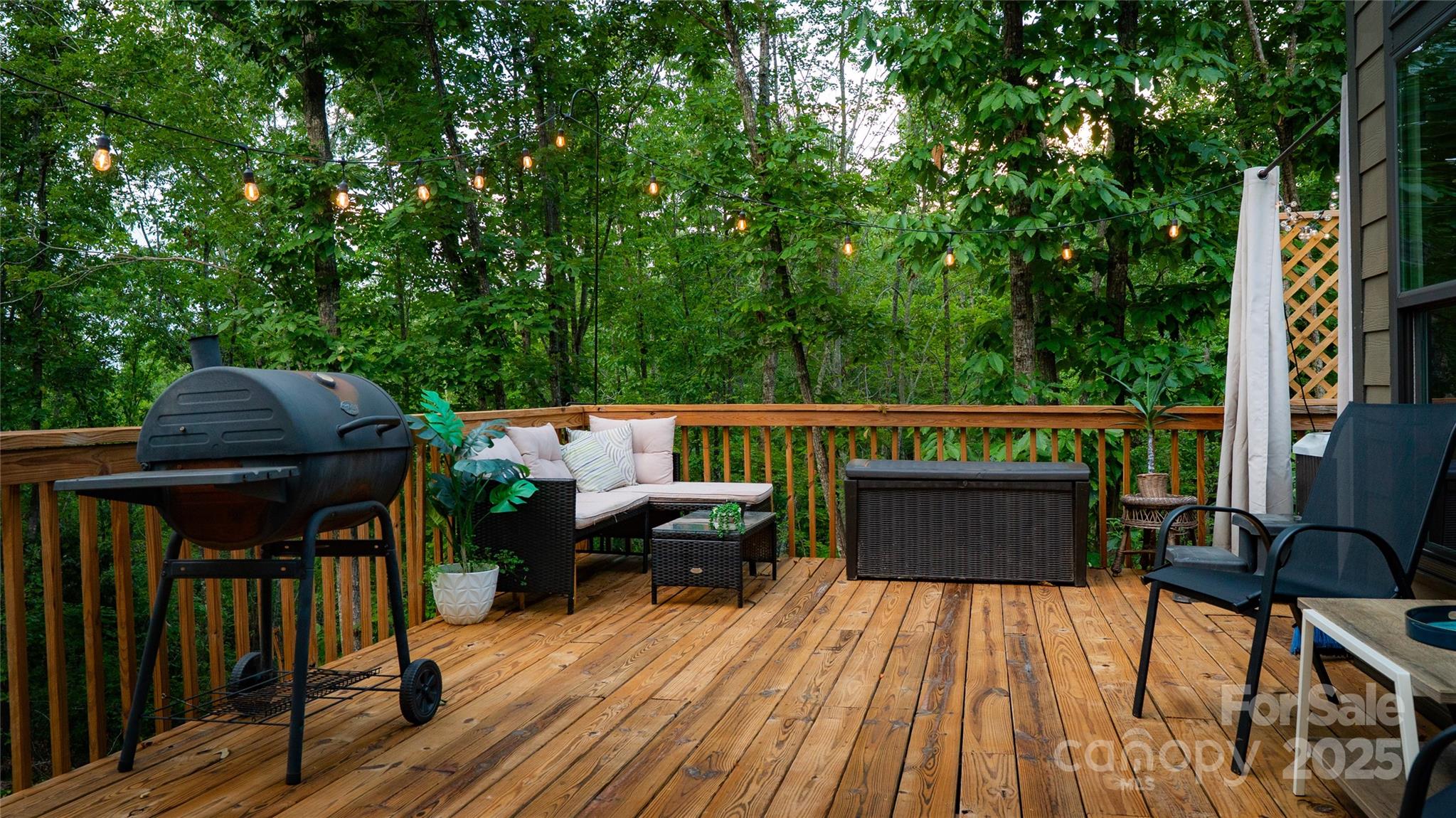 221 Summerfield Lane Rutherfordton, NC 28139 - Photo 32 of 37 a terrace view with sitting space and trees