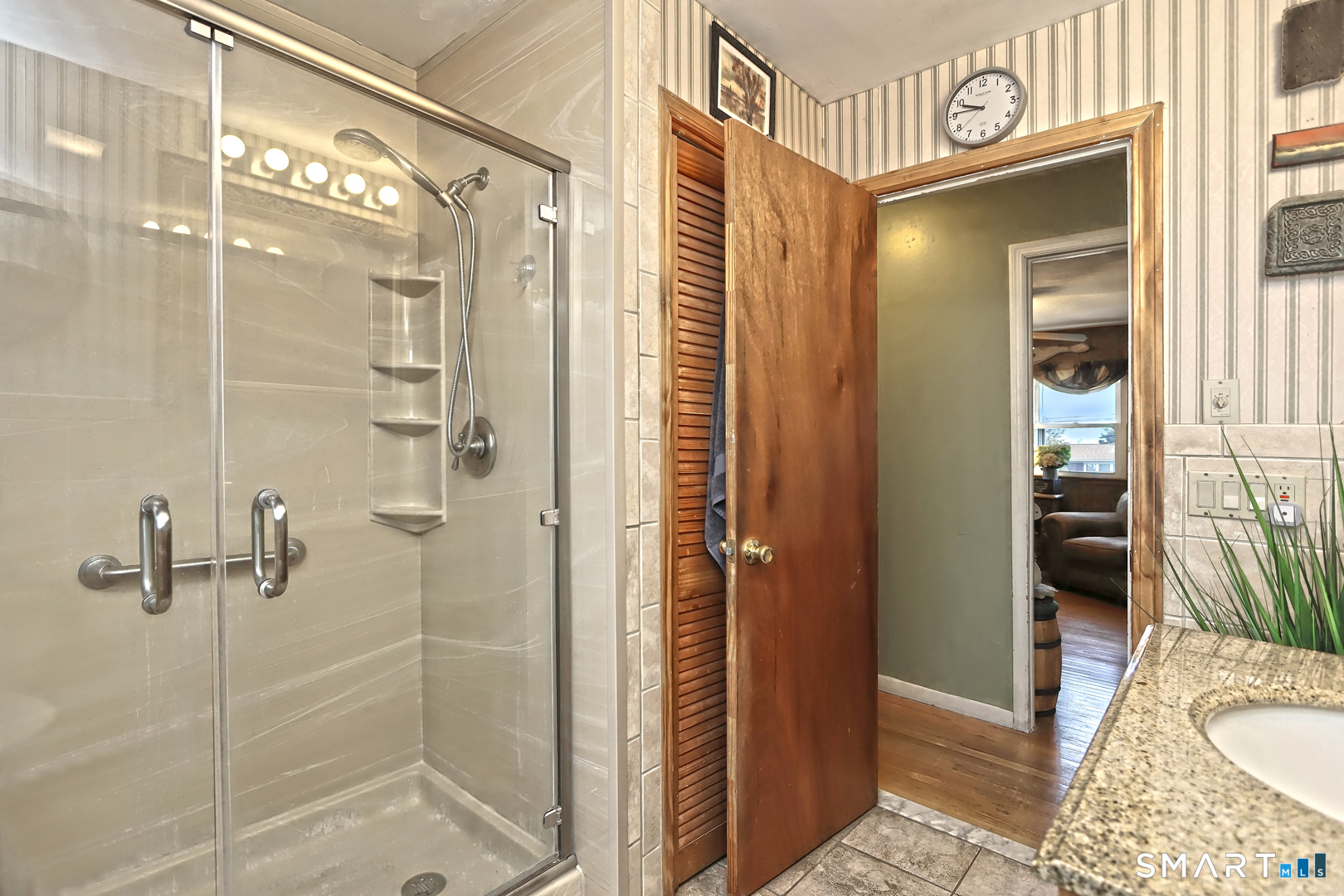 6 Mt Pleasant Road West Haven, CT 06516 - Photo 18 of 40 a bathroom with a shower and a sink
