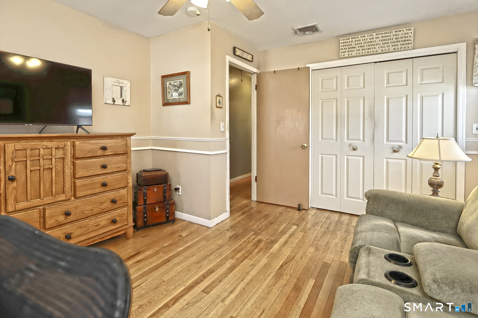 6 Mt Pleasant Road West Haven, CT 06516 - Photo 20 of 40 a view of a livingroom with furniture and a flat screen tv