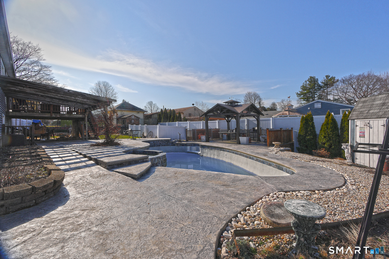 6 Mt Pleasant Road West Haven, CT 06516 - Photo 35 of 40 a view of a swimming pool with a patio