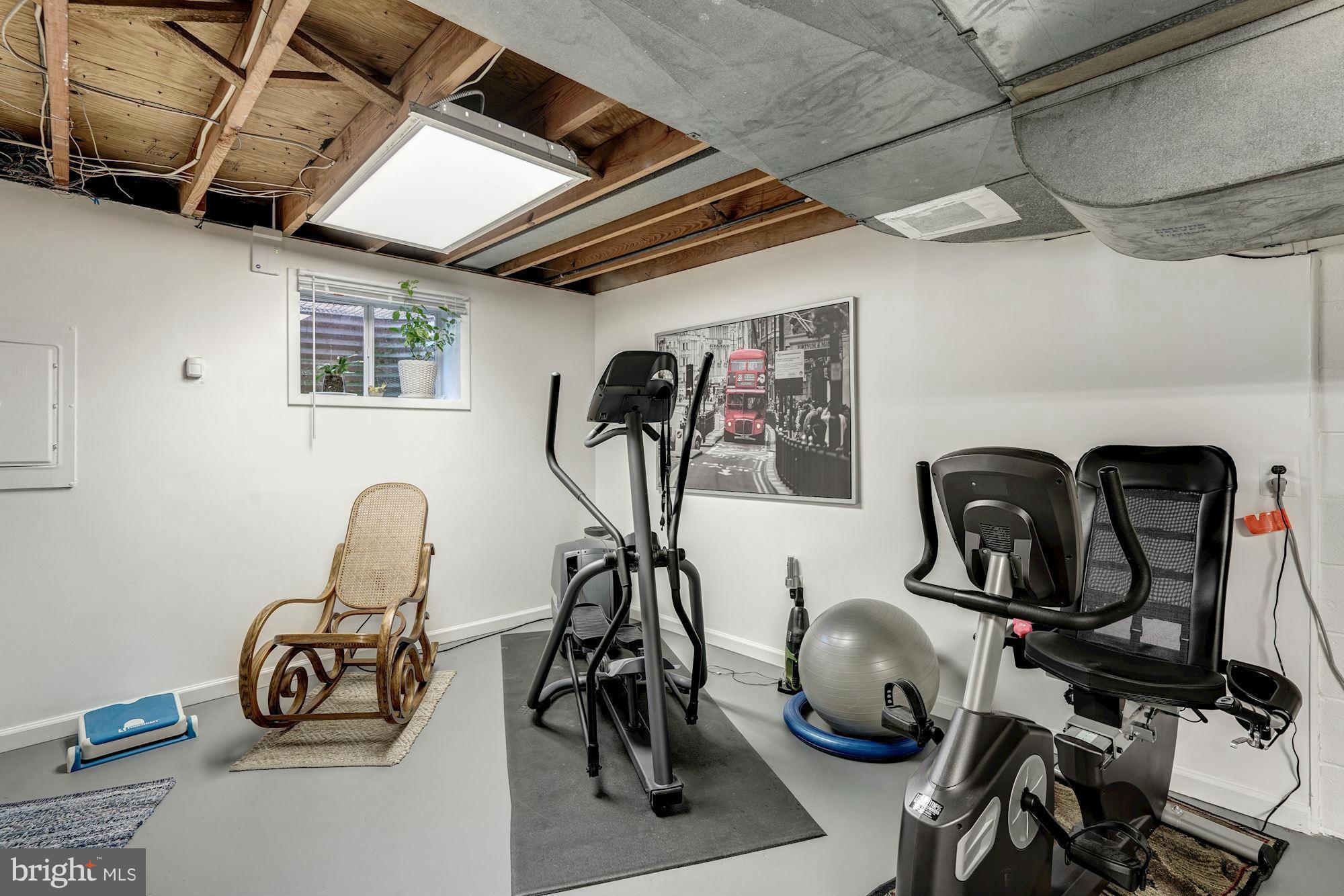 1416 Green Run Lane Reston, VA 20190 - Photo 20 of 29 a view of a room with gym equipment