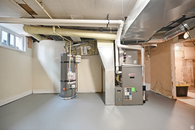 250 West 100 North Logan, UT 84321 - Photo 33 of 41 Utility room. Water Heater and furnace