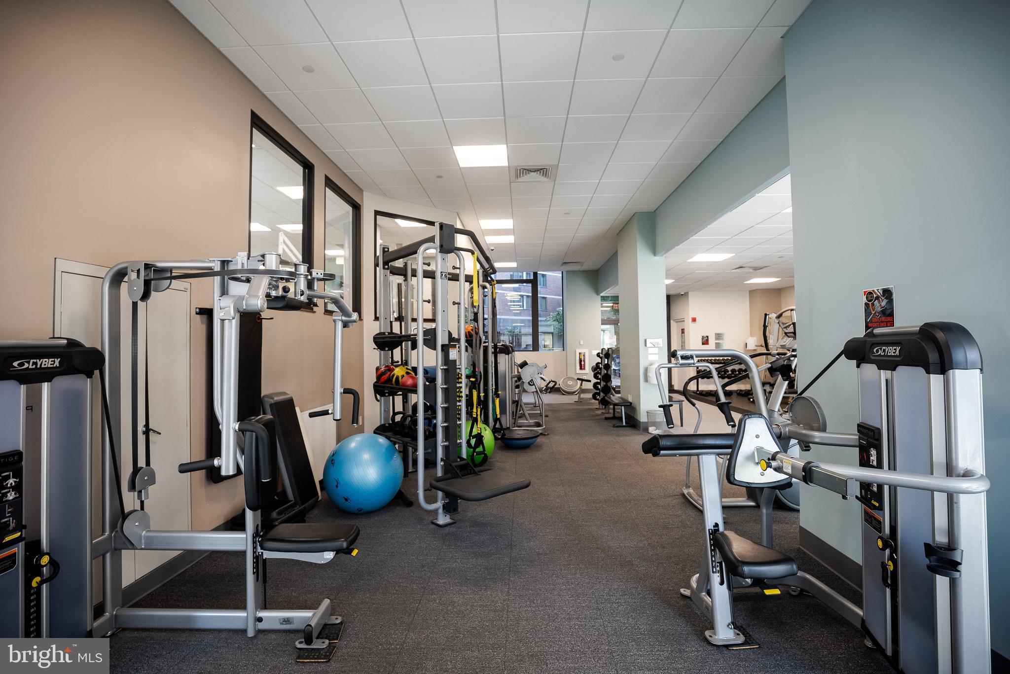 1420 Locust Street, Unit 7O Philadelphia, PA 19102 - Photo 28 of 53 a view of a room with gym equipment