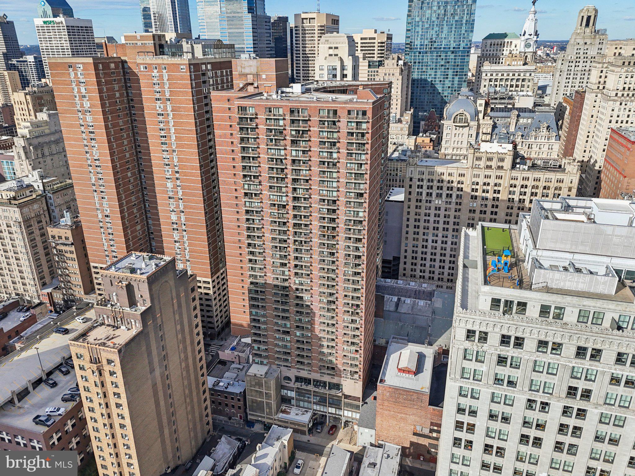 1420 Locust Street, Unit 7O Philadelphia, PA 19102 - Photo 43 of 53 a view of a building with windows